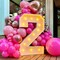 Hot Pink Latex Party Balloons, 100 Pack 12 inch Round Helium Pink Balloons for Valentine's Day Wedding Birthday Party Backdrop Decorations